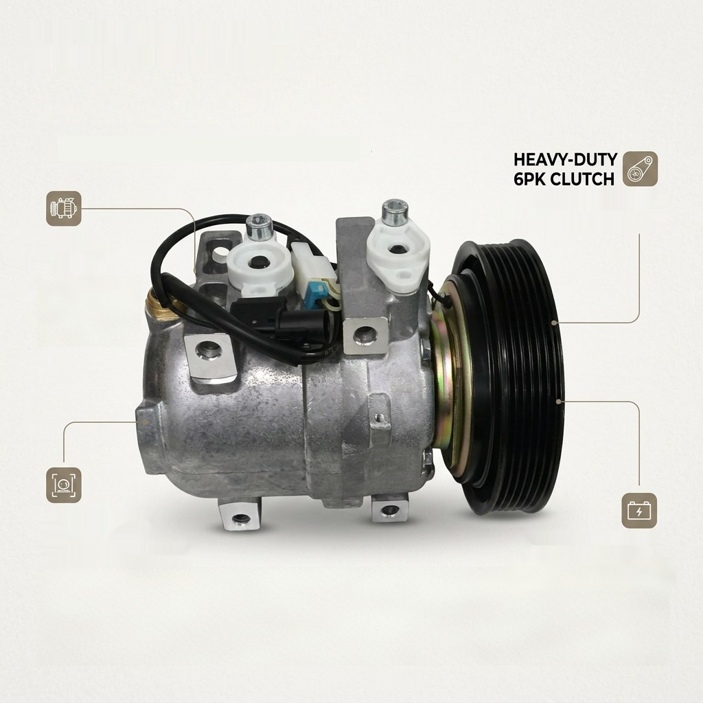 AC.100.4119 1000-3200rpm Integrated Electric Compressor 48V 20cc/r Rated Power 850W