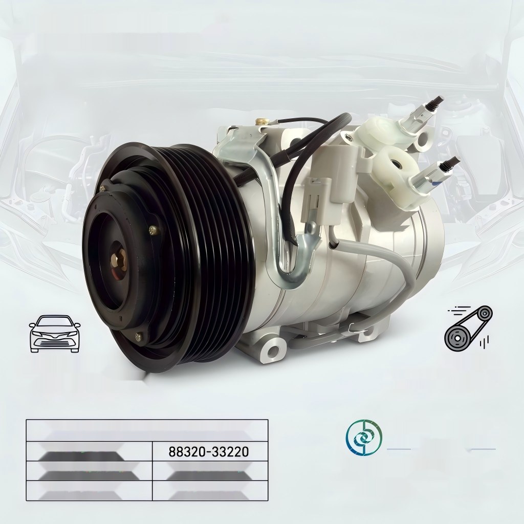 Bus A/C Compressor 2B 158mm 24V — TM31 (OE 48846530)