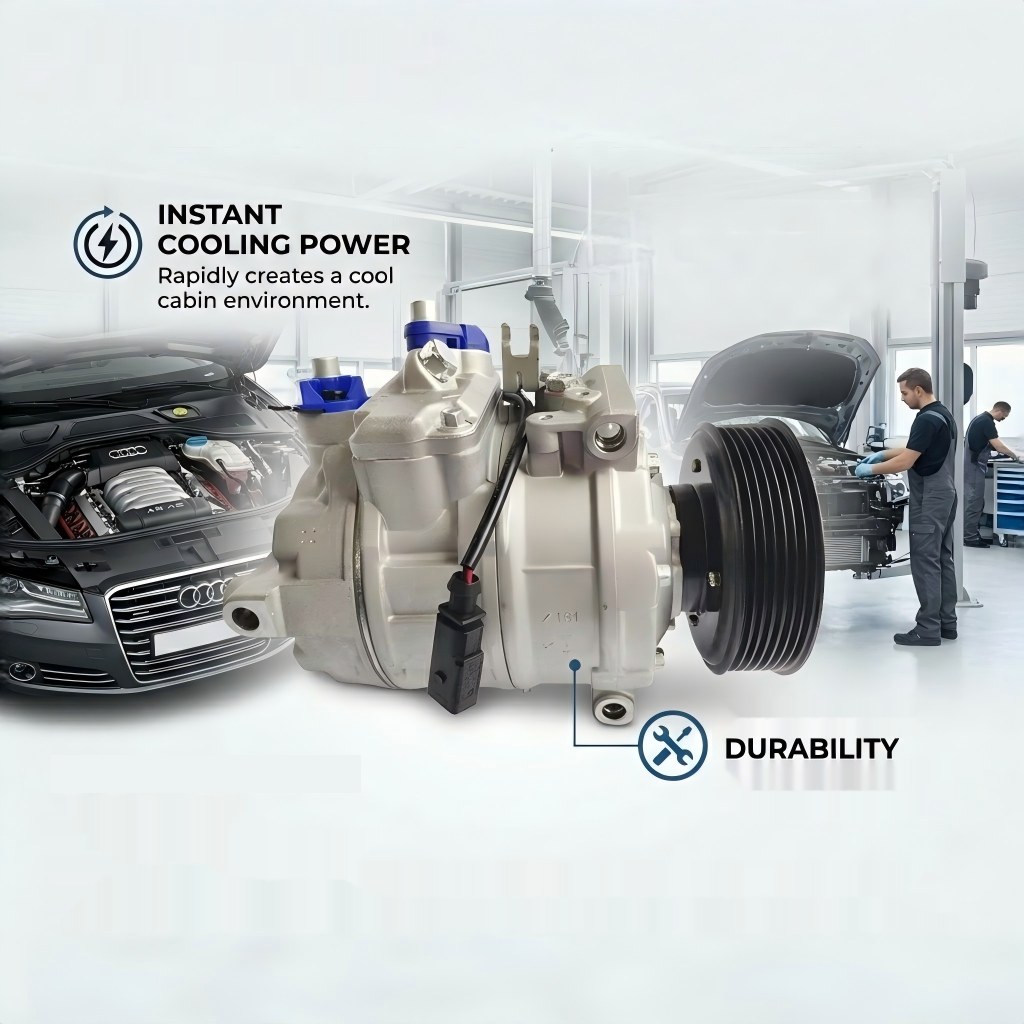 Electric A/C Compressor for Tesla Model Y (320V, CAN Control)