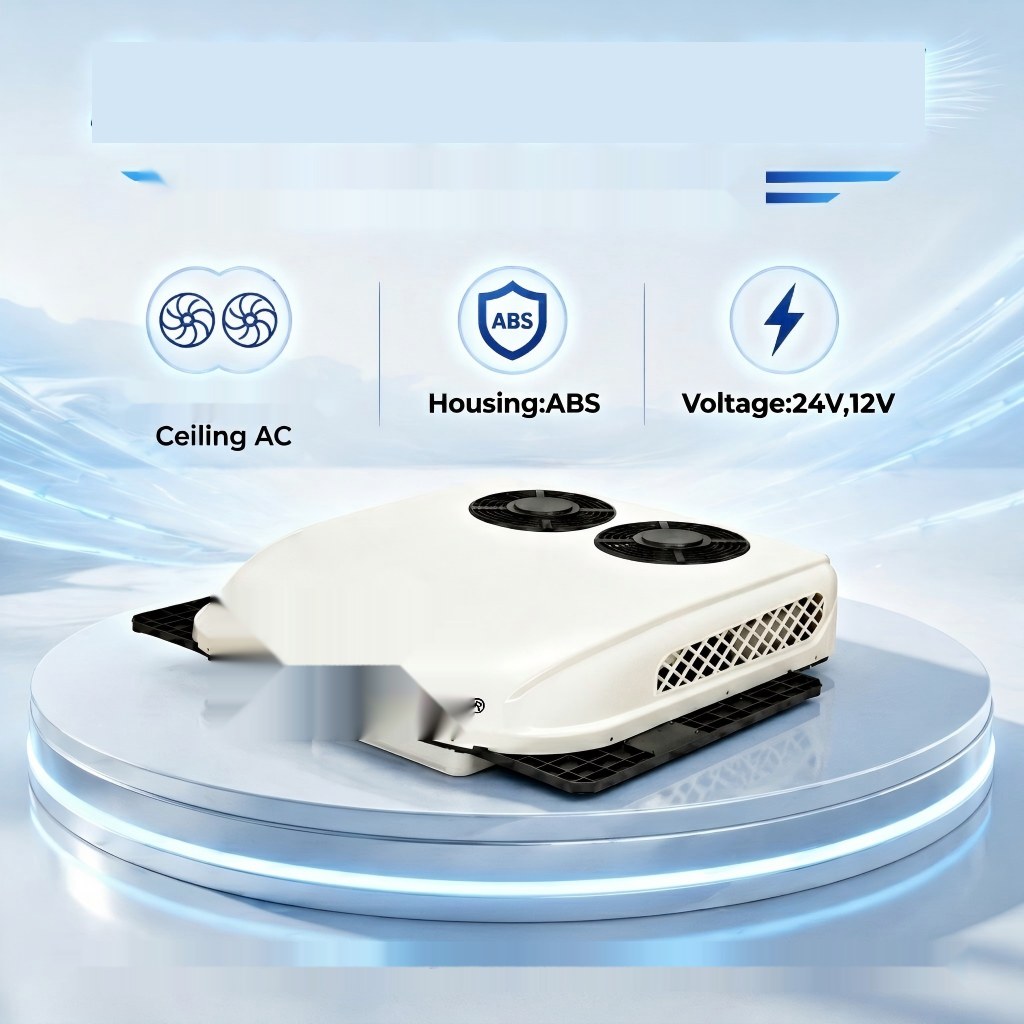 7165 BTU 12V 24V Electric Powered Sleeper Truck Air Conditioner Eco Friendly Cooling Solut