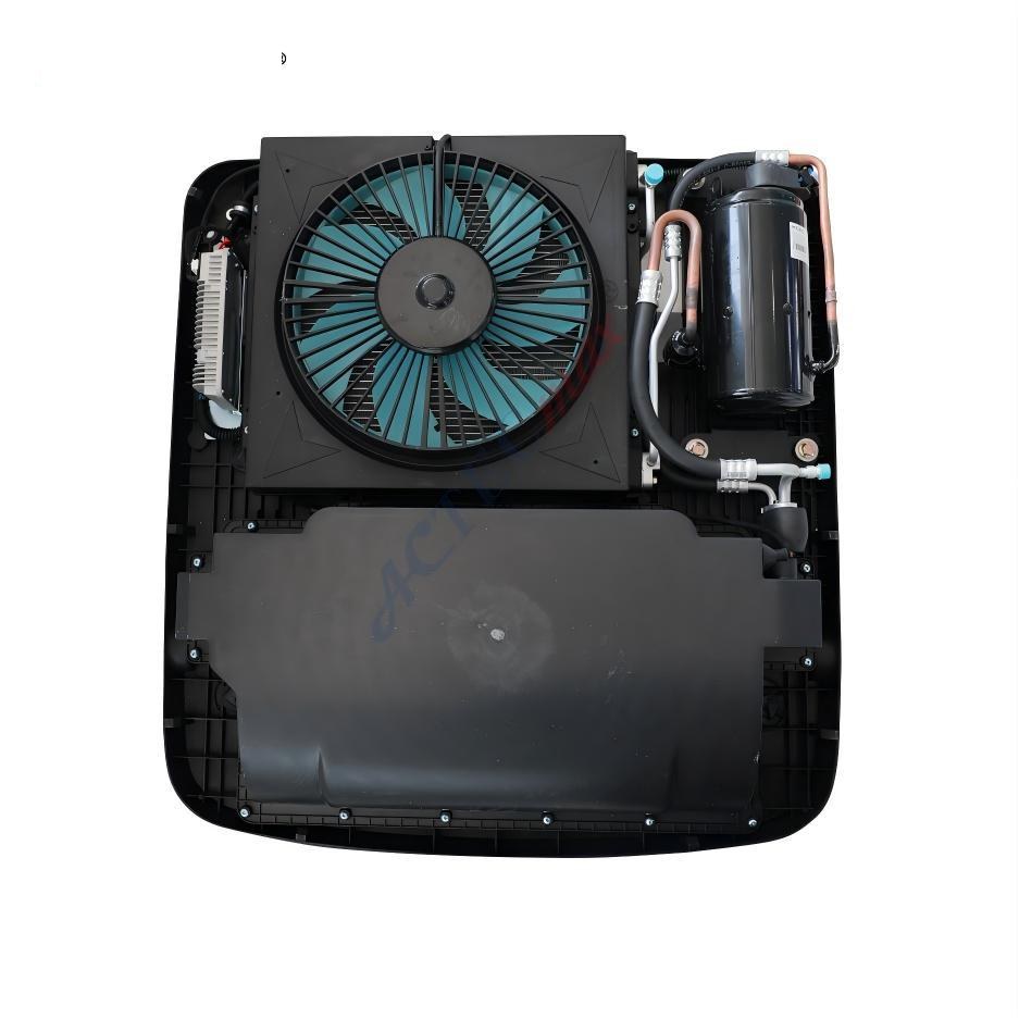 Quiet LCD Finned Evaporator AC 115V 220V RV Air Conditioner 12000-16000 BTU Cooling Heatin