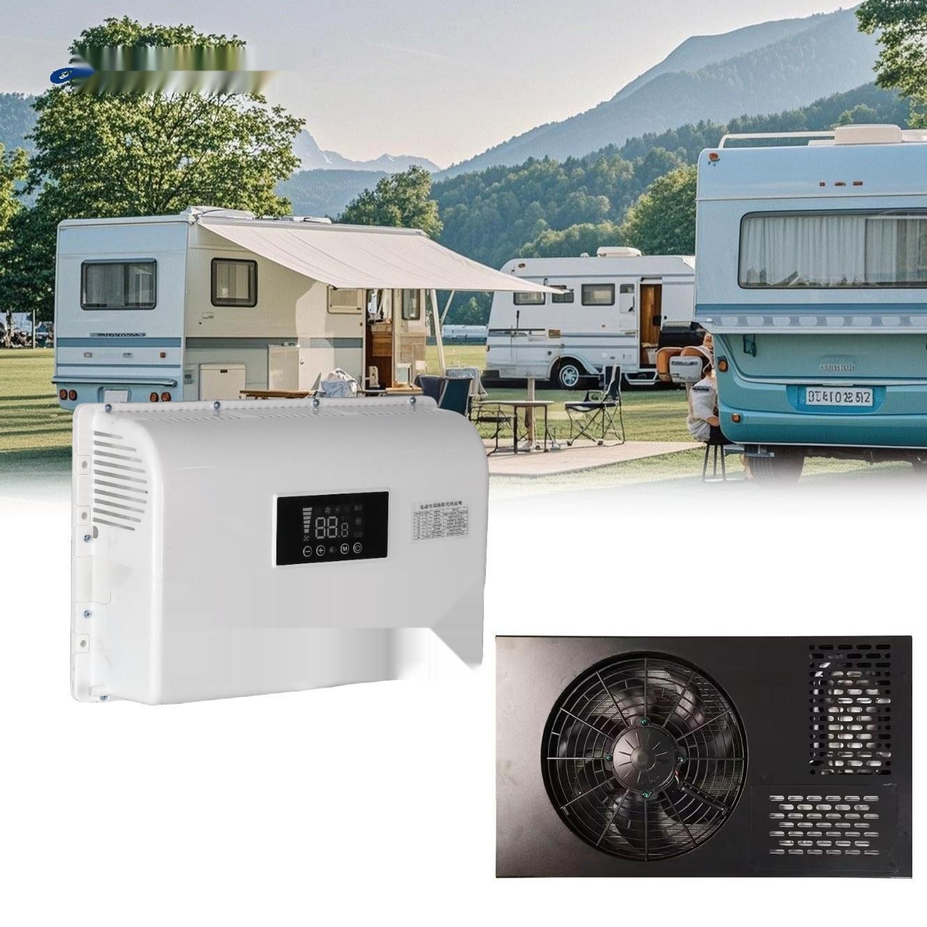 Truck Electric Roof Mounted 24V Air Conditioning AC.161.103.01 R134a 2000W for RVs Camper