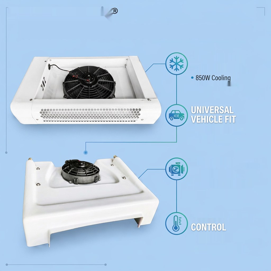 AC.133.253 220V 12V 24V 48V 60V 72V Split Top-Mounted Electric Refrigerated Heavy-Duty Tri