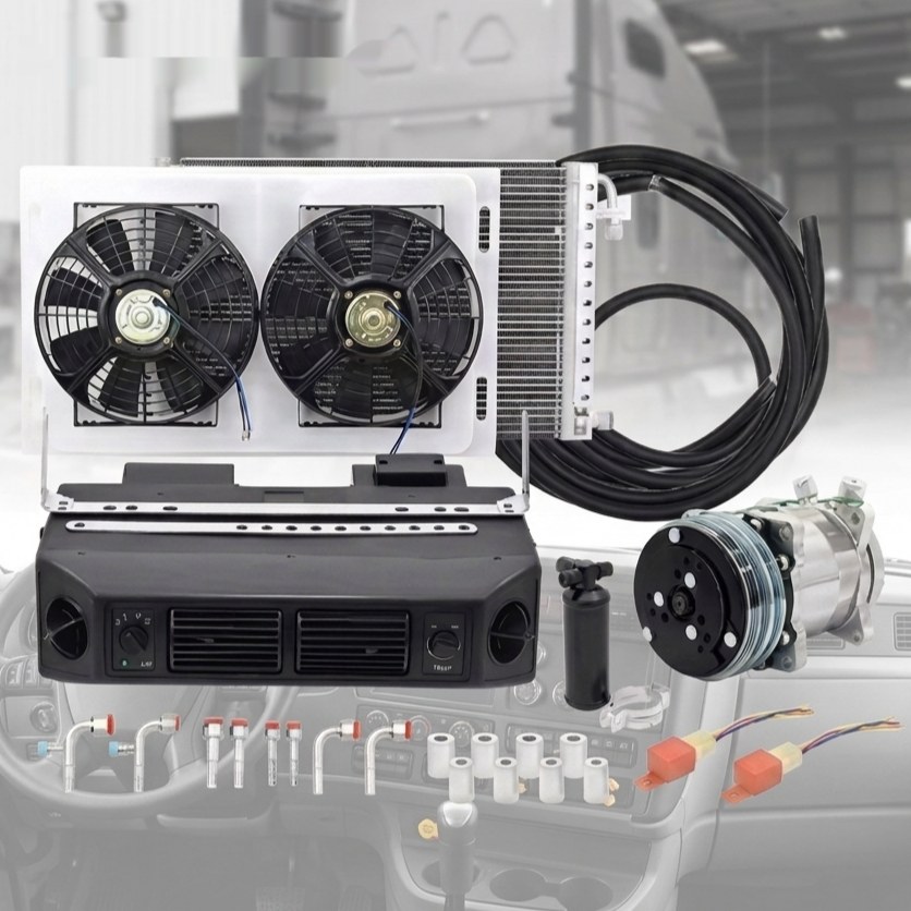Auto 12V Air Conditioner Parking Cooler AC.161.071.03 Tractor Excavator 2000W 24 Volt Air 