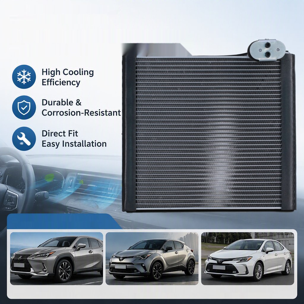 Automotive Evaporator Cores AC.115 Parallel Flow Aluminum Car Universal Evaporator Coil Ca