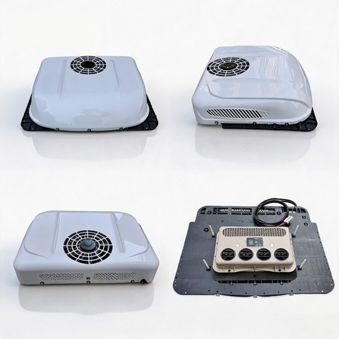 Whole Machine Truck Sleeper Rooftop 24V 12V Air Conditioner AC.161.128 RH68 R134a Auto Par