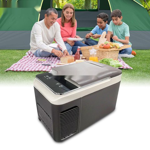 12/24v Solar Battery Electronic Camper Refrigerator Caravan Outdoor Camping 32L Car Cooler