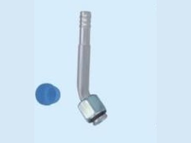 Aluminum adapter with iiron nut