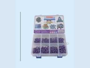 Compressor Oil Seal — 大8格紫色胶圈